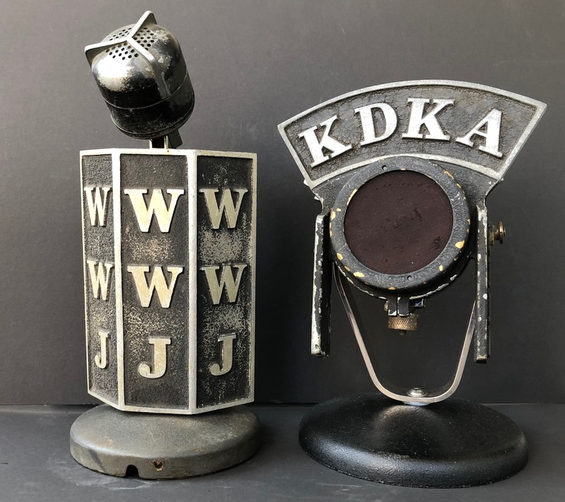 Pionner radio stations WWJ KDKA 1920