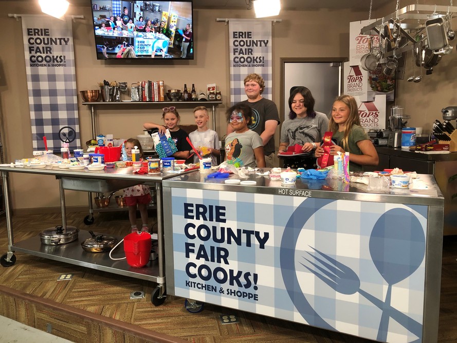 In 2019, the Erie County Fair's Competitive Exhibits Department hosted a kids cup cake decorating contest